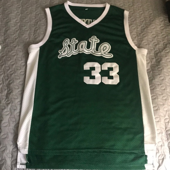 magic johnson michigan state jersey